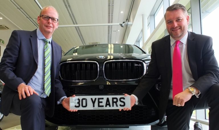 Stewart Registers 30 Years Service with Blackburn BMW Centre With an ...