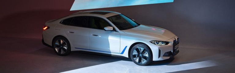 The first fully electric Gran Coupe. The BMW i4