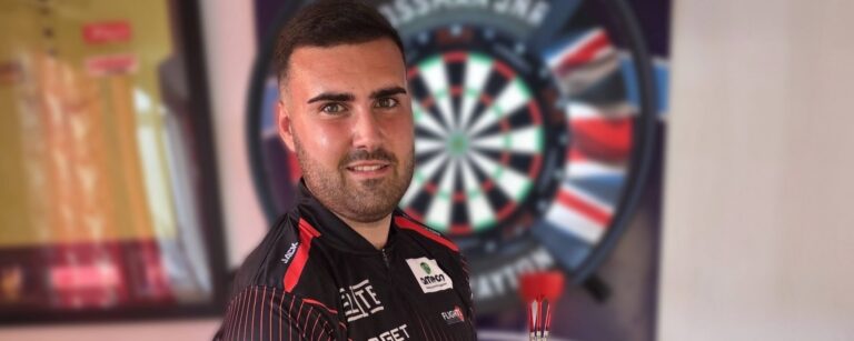 Lancashire darts player Jack Drayton